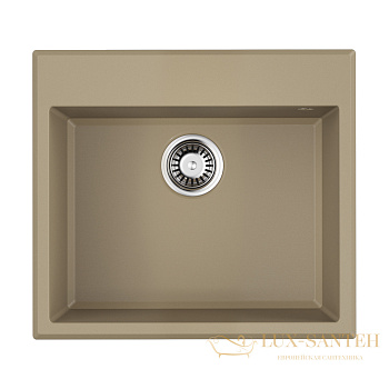 кухонная мойка omoikiri tedori 57-ch tetogranit х шампань, 4993985