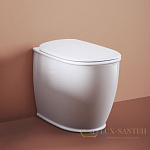 Унитаз напольный ArtCeram Atelier ATV002 01 00 безободковый, белый глянцевый