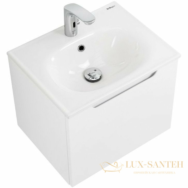 тумба под раковину belbagno etna etna-500-1c-so-bl-p 50 см подвесная, bianco lucido