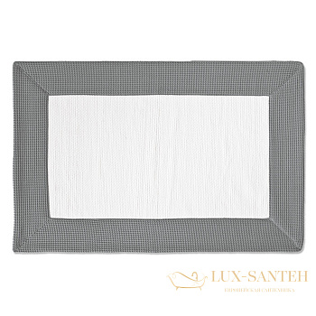 коврик decor walther rug bm5070 0960694 для ванной 50x70 см, серый/белый