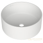 раковина накладная aqueduto espiral, esp0120, круглая d400, белый матовый