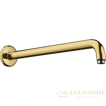 держатель верхнего душа hansgrohe 27413990 38,9 см, полированное золото