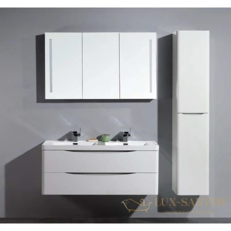 пенал подвесной belbagno ancona-n ancona-n-1700-2a-sc-bl-r правый, белый глянец