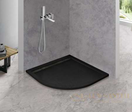 экран для поддона из искусственного мрамора cezares tray-as-r-80-100-scr, белый