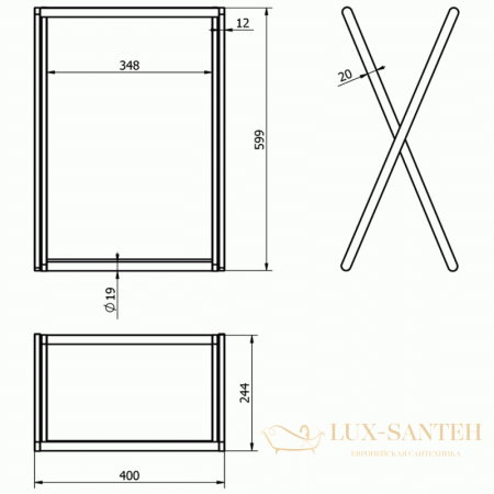 комплект для туалета langberger 73381, хром