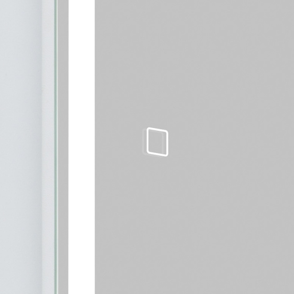 зеркальный шкаф belbagno marino spc-mar-600/800-1a-led-tch 60 см с подсветкой, белый