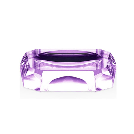 мыльница decor walther kristall sts 0931680 настольная, фиолетовый