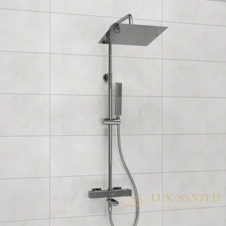 душевая система wasserkraft a199.118.103.087.ch thermo 300 мм, хром
