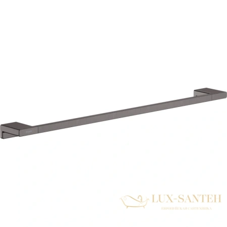 полотенцедержатель hansgrohe addstoris 41747340, шлифованный чёрный хром