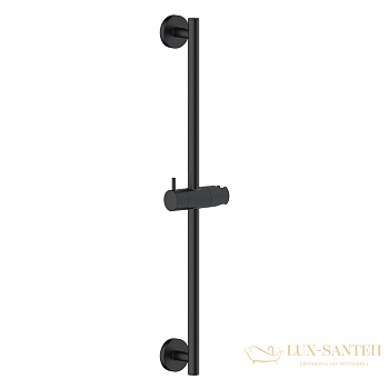 душевая штанга 60 см wasserkraft a317, черный матовый