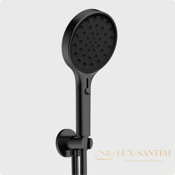 душевая система для душа встраиваемая aquame, aqm8402gm, оружейная сталь