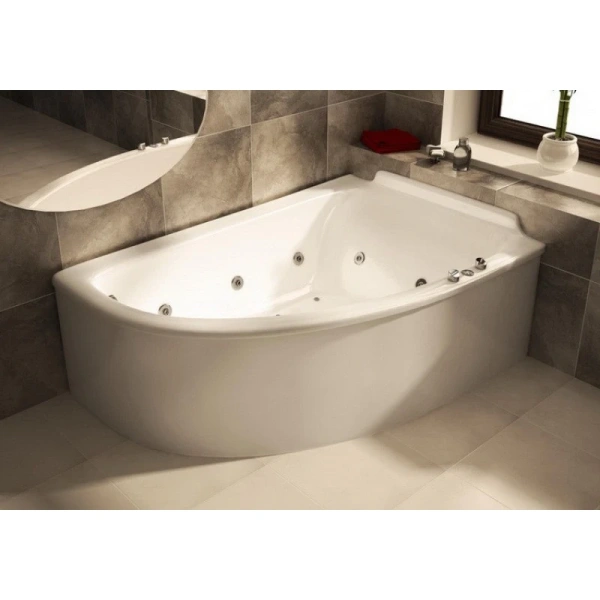 ванна astra-form анастасия 01010024 из литого мрамора 182х125 см r, белый