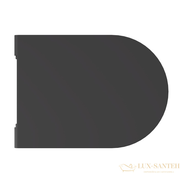 сиденье для унитаза softclose, alice hide, mc31018s, черный матовый