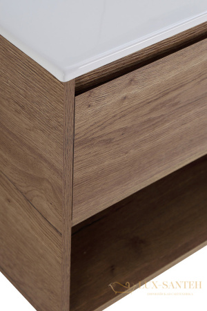 тумба под раковину belbagno kraft kraft-1000-1c-so-rt 100 см подвесная, rovere tabacco