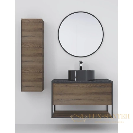 зеркало jorno steal ste.02.77/b 77х77 см