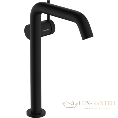 смеситель для раковины с донным клапаном hansgrohe tecturis s coolstart  ecosmart 73370670, черный матовый