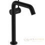 смеситель для раковины с донным клапаном hansgrohe tecturis s coolstart  ecosmart 73370670, черный матовый