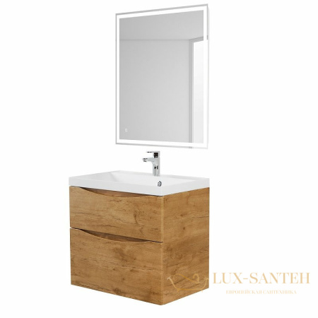 тумба под раковину belbagno marino marino-h60-700-2c-so-rn-p 70 см подвесная, rovere nature