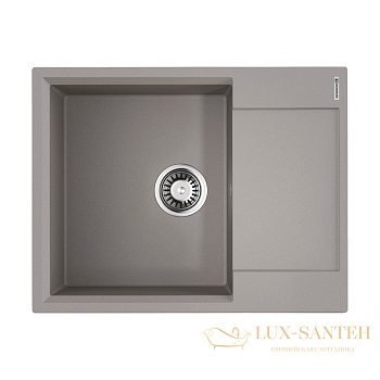 кухонная мойка omoikiri daisen 65-gr artgranit х leningrad grey, 4993682