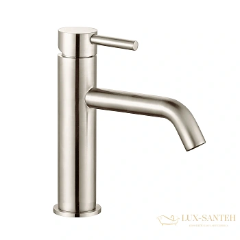 смеситель для раковины aquame siena aqm6210bn, никель брашированный