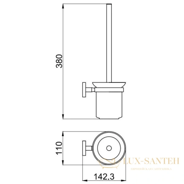 ерш allen brau priority 6.31008-bn, никель