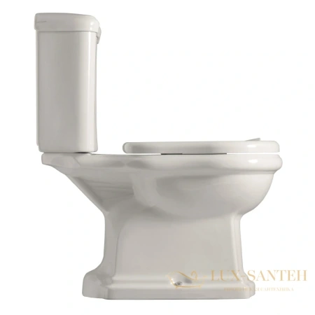 чаша напольного унитаза kerasan retro 101301, белый