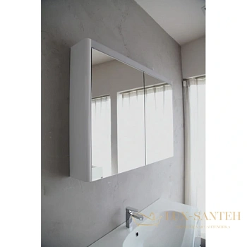 зеркальный шкаф belbagno bb1000bms/tl с подсветкой 100x70 см