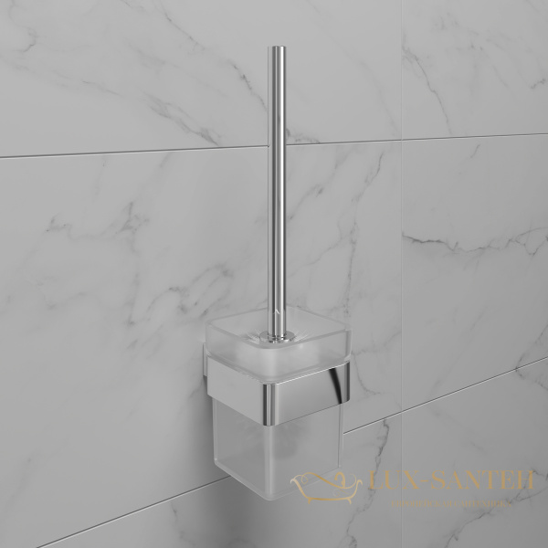ёршик для унитаза lemark smooth line 9761019 с держателем, хром