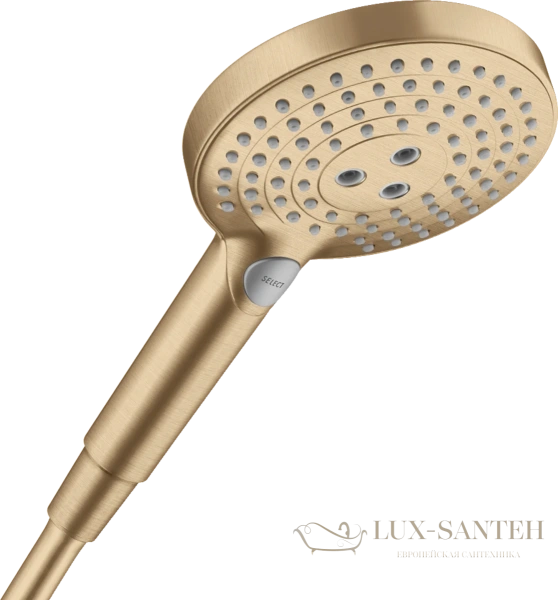 ручной душ hansgrohe raindance select s 26530140 бронза матовый