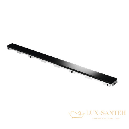 стеклянная панель tece tecedrainline 600892 800 мм, черное стекло