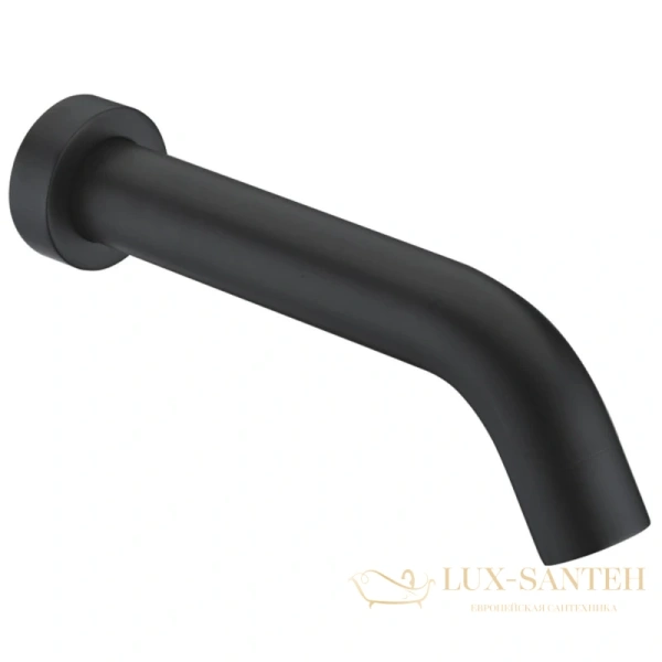 излив wasserkraft elbe a084 для ванны 210 мм, черный