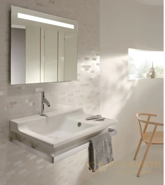 зеркало с подсветкой jacob delafon parallel 80x65 eb1413-nf