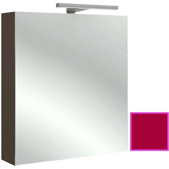 зеркальный шкаф jacob delafon odeon up eb795dru-r3 правосторонний 60х65 см, малиновый