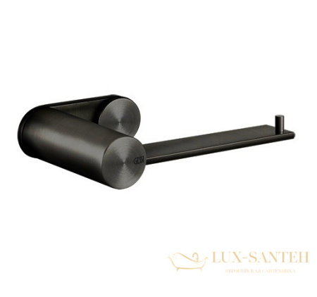 бумагодержатель gessi 316 accessories 54749.707, black metal brushed pvd