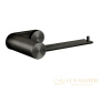 бумагодержатель gessi 316 accessories 54749.707, black metal brushed pvd