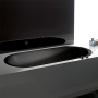 ванна bette lux oval 3467-035 plus 1900х900 мм шумоизоляция, антигрязевое, черный