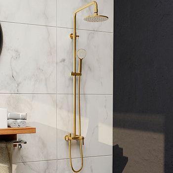 душевая система rgw shower panels 51140131-06 sp-31g, золото
