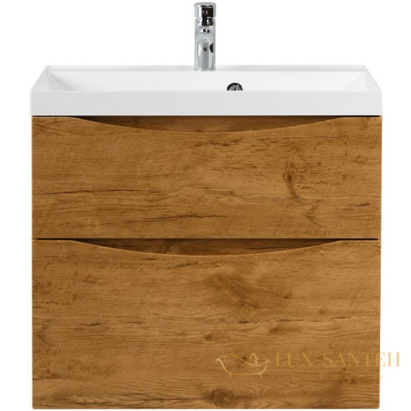 тумба под раковину belbagno marino marino-h60-700-2c-so-rn-p 70 см подвесная, rovere nature