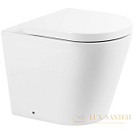 Приставной унитаз BelBagno Flay-r BB1003CBR без сиденья, белый
