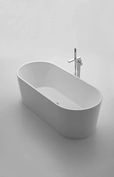 акриловая ванна belbagno bb71-1500 150x75 см, белый