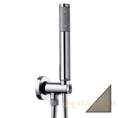 душевой набор bossini zen c12001c.094, никель шлифованный