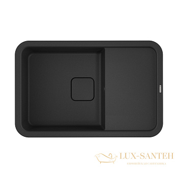 кухонная мойка omoikiri tasogare 78-bl artgranit х черный, 4993750