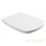 Сиденье для унитаза GLOBO Daily, DAR20bi/cr, сьемное из дюропласта, белый/хром (микролифт)