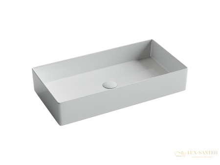 раковина накладная ceramica nova element cn6071, 701*361*130 мм, белый