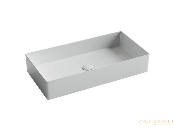 раковина накладная ceramica nova element cn6071, 701*361*130 мм, белый