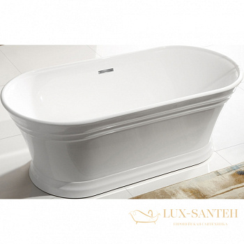 акриловая ванна belbagno bb402-1700-790 170х79 без гидромассажа, белый