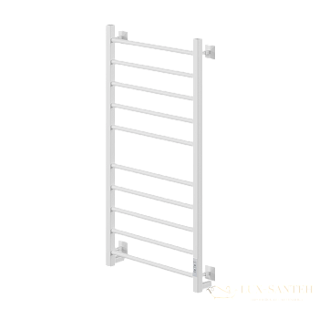 полотенцесушитель электрический кабельный ника step-3 100/50 ral9016 белый матовый u