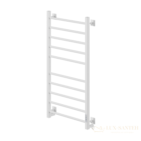 полотенцесушитель электрический кабельный ника step-3 100/50 ral9016 белый матовый u