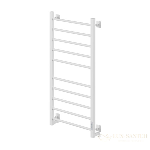 полотенцесушитель электрический кабельный ника step-3 100/50 ral9016 белый матовый u