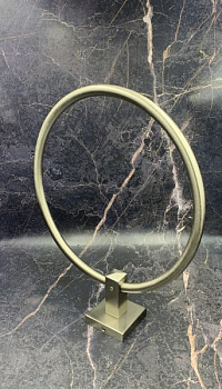 полотенцедержатель кольцо stil haus urania u07(36), никель сатин